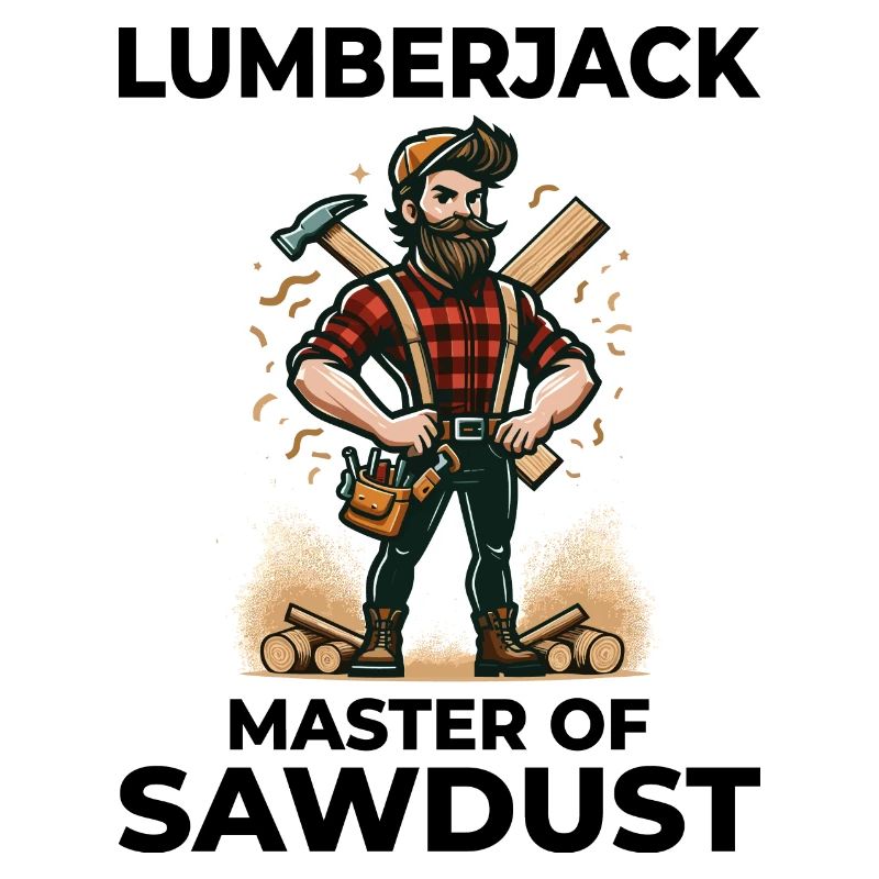 Bûcheron Menuisier Bûcheron Charpentier Sciure de bois