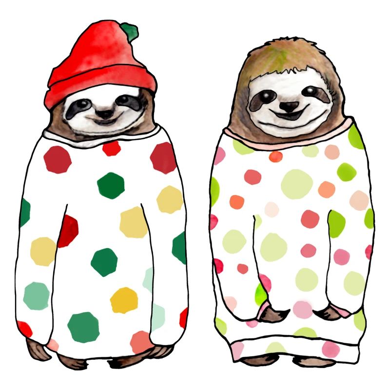 Cuddly sloths
