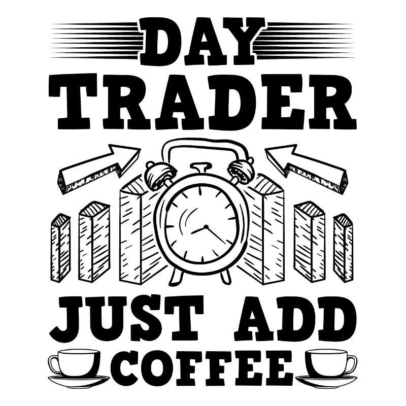 Day Trader il suffit d’ajouter un café drôle de cotation de trading