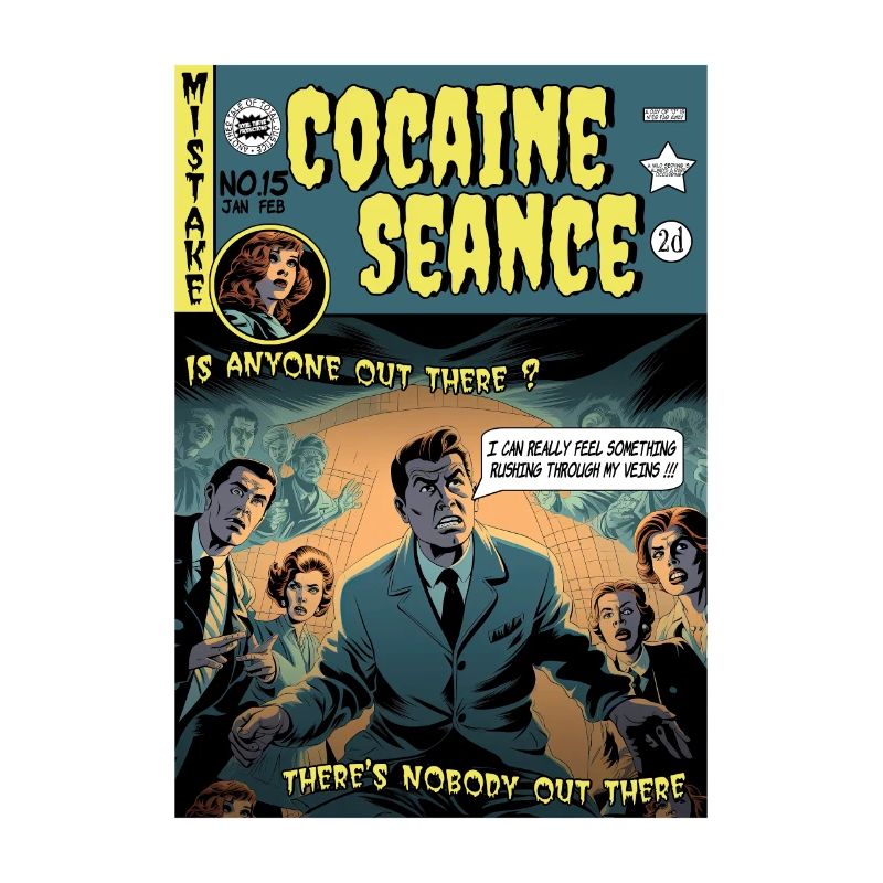 Retro Horror Comic - Kokain Seance