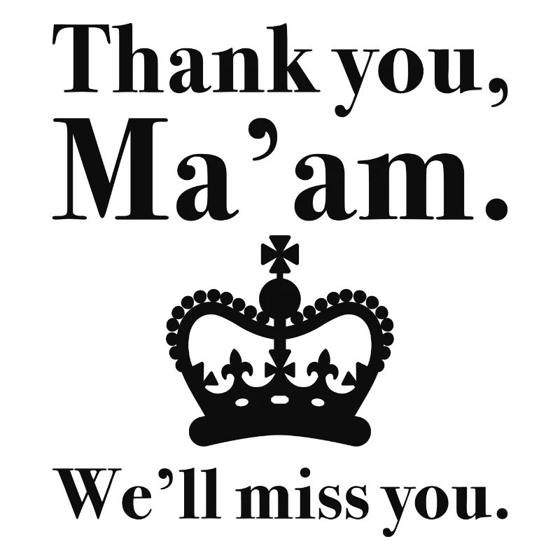 Merci Madame, tu vas nous manquer