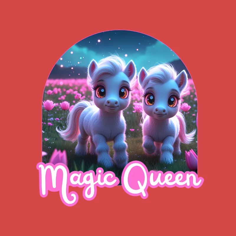 Two Cute Ponies - Magic Queen