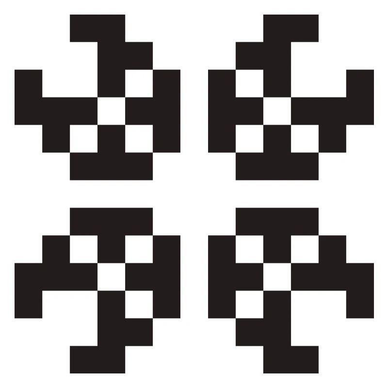 Pixel figure programmer web designer gift