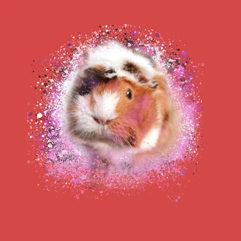 cochons d’Inde, graffitis, cochons d’Inde rosette