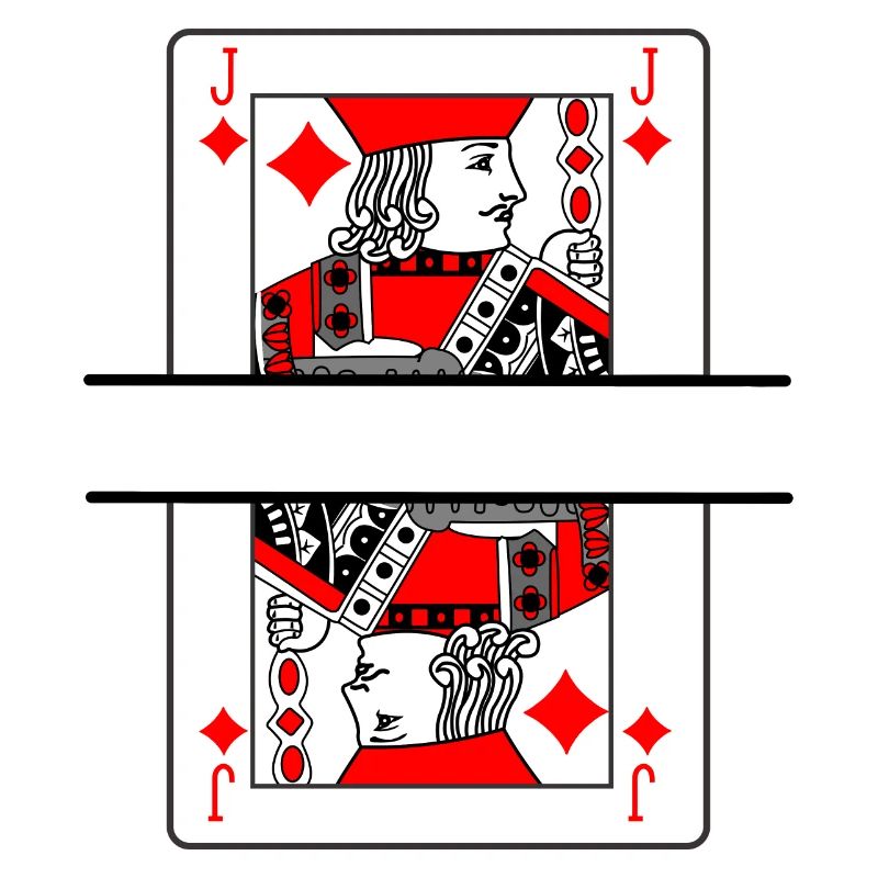Carte à jouer diamants fermier avec espace bannière