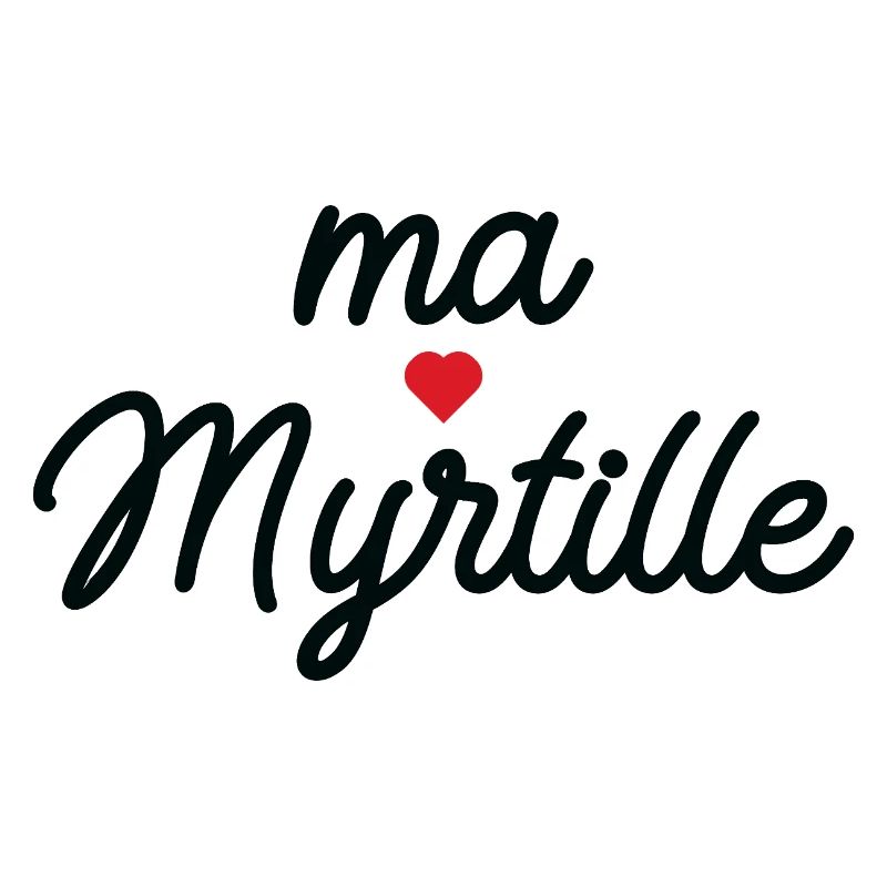 Ma Myrtille (d'Amour) Coeur Script