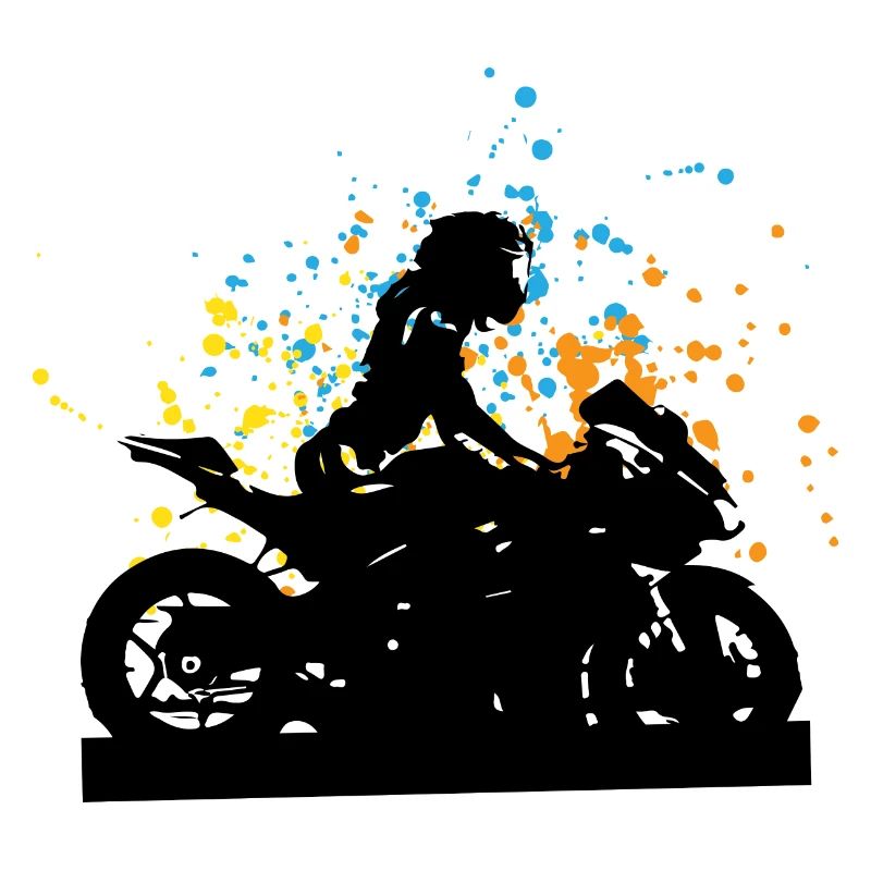 Mädchen Motorradfahrerin Geschenk