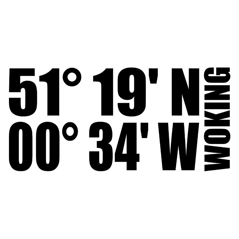 Woking coordinates
