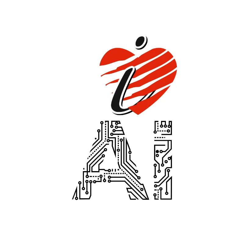 I love AI Intelligence artificial AI ML technology