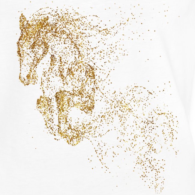 Vorschau: jumping horse gold - Frauen Vintage T-Shirt