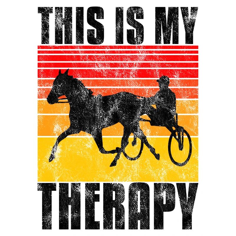 This is my therapy Trotting Harness Width Retro