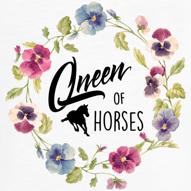 Vorschau: queen of horses - Frauen Vintage T-Shirt