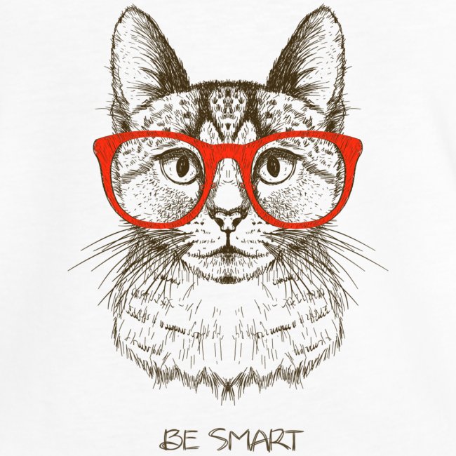 Vorschau: Cat Hipster - Frauen Vintage T-Shirt