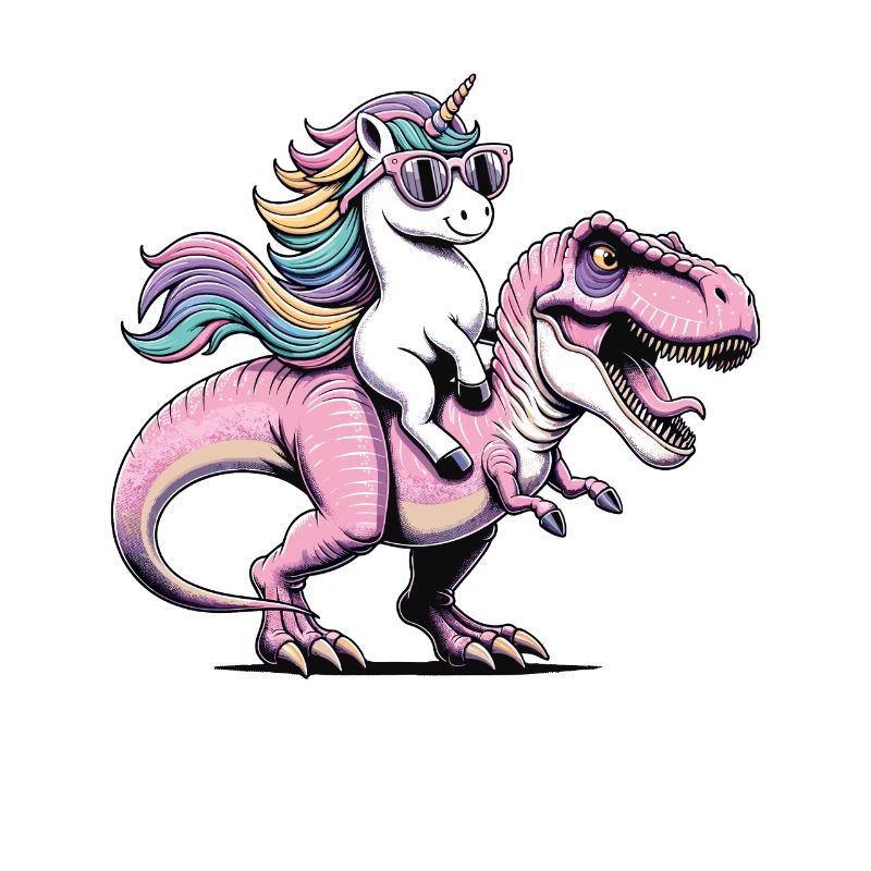 Unicorn Dinosaur Fantasy Creature Gift