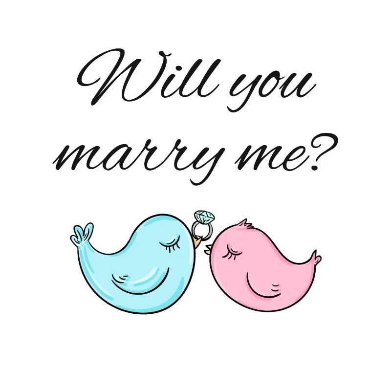 Demande de mariage