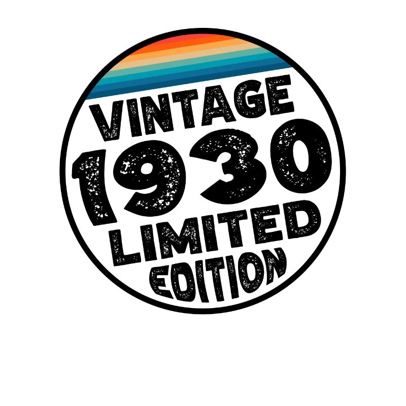 Limited Edition since 1930 Geburtstag Geschenk