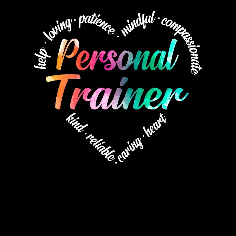 Personal Trainer Heart Word Cloud