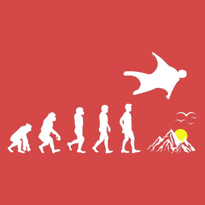 Wingsuit flying Base Jumping Skydiving Evolution