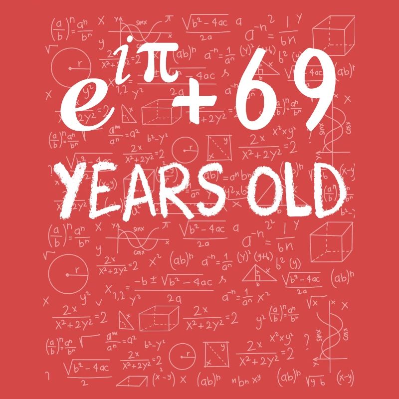 68th Birthday 68 Years Euler Identity Math Gift