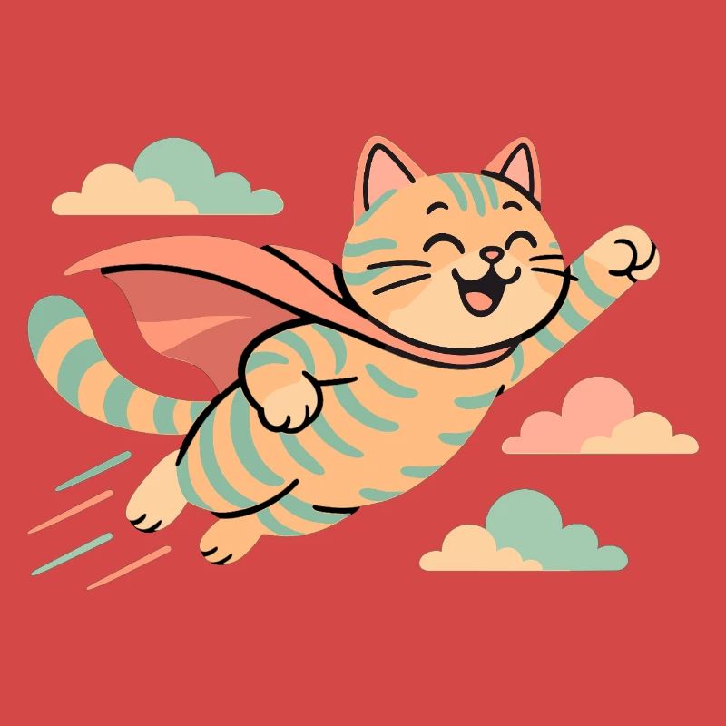 Super Katze Britisch Kurzhaar getigert Geschenk