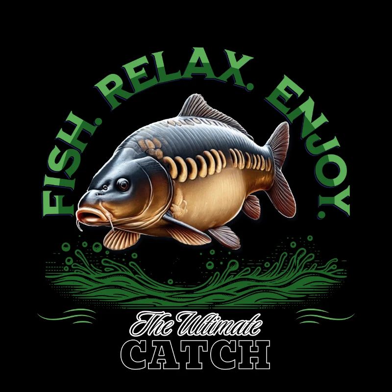 Carpe Fish Relax Enjoy