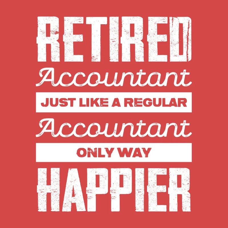 Comptable de retraite heureux