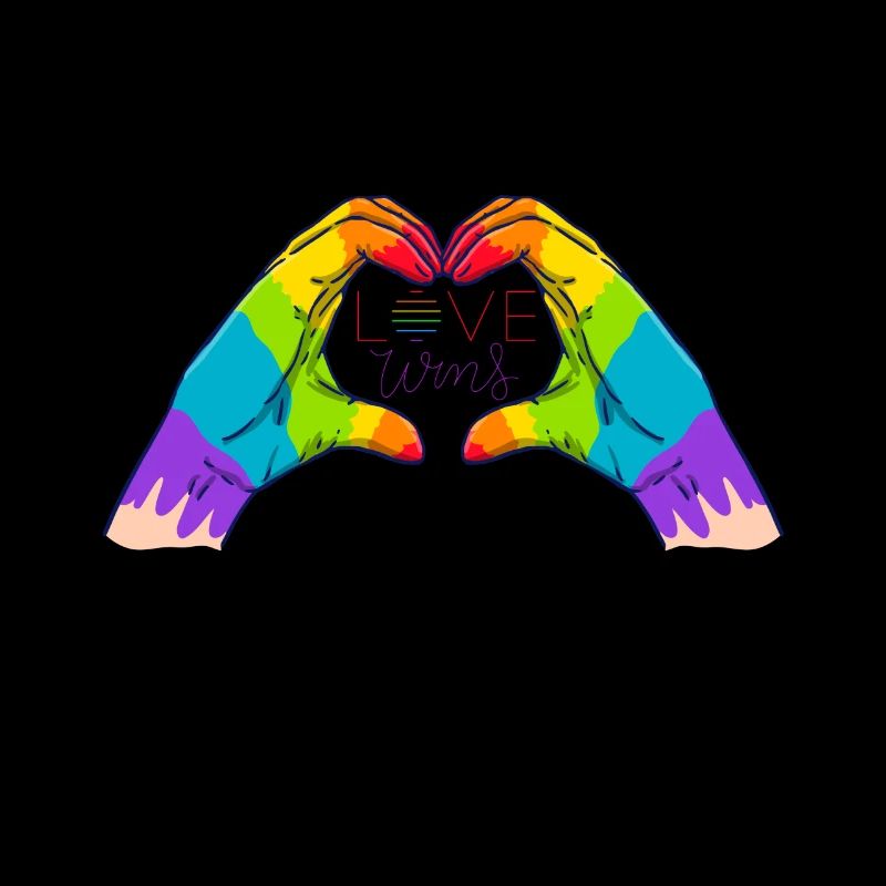 LGBT CSD Christopher Streetday rainbow heart