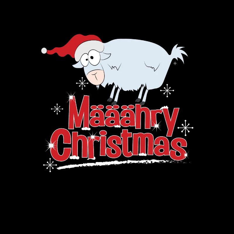 Chemise de Noël Määähry de chèvre de Noël