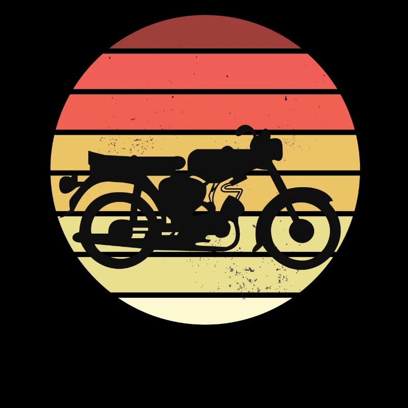 Simson fan rétro s51 gdr conception de cyclomoteur