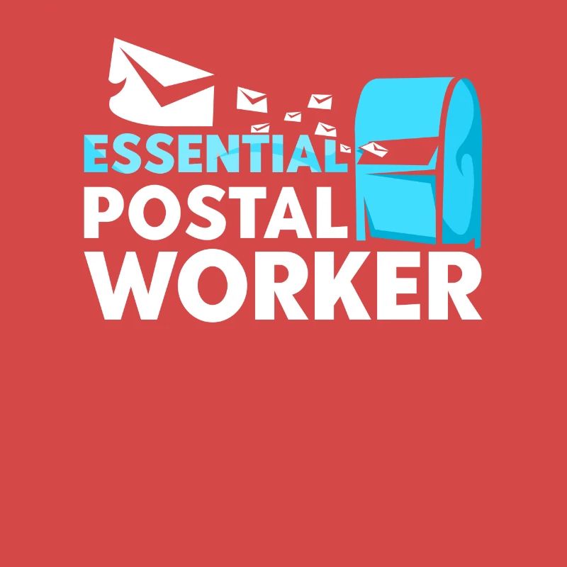 System-relevant postman Postman Delivery man