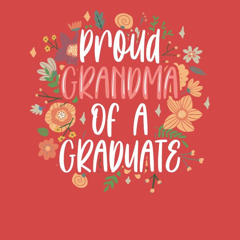 Stolze Großmutter Eines Absolventen Absolvent