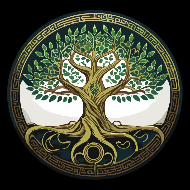 Baum des Lebens Wikinger Midgard Thor Walhalla