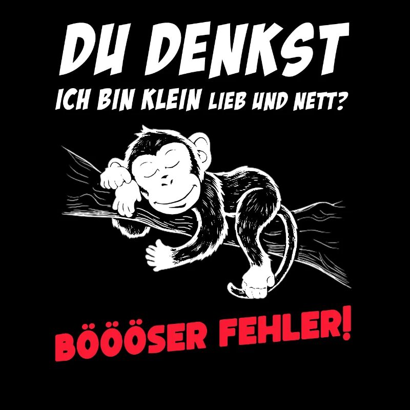 Affe Tshirt Lustig Witzig Humor Sarkasmus Büro