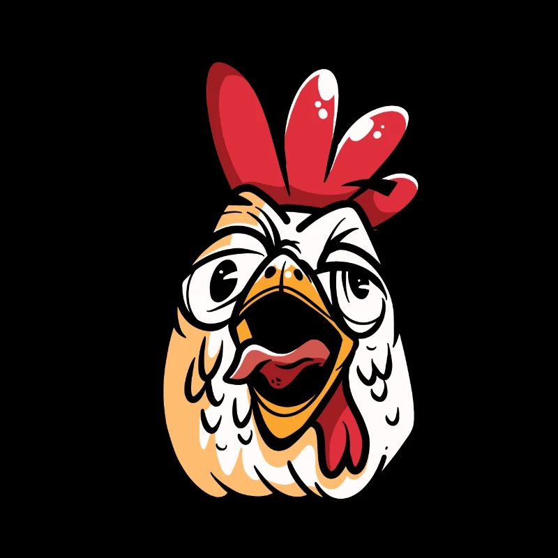 Singender Hahn Hühner Huhn Musik Kikeriki Bauer