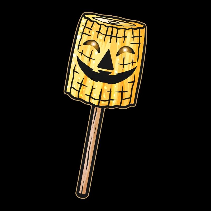 Evil Jack O Lantern Corn Lollipop Halloween