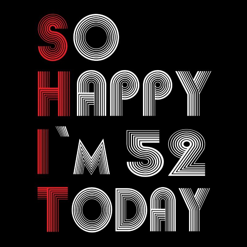 52 Geburtstag
