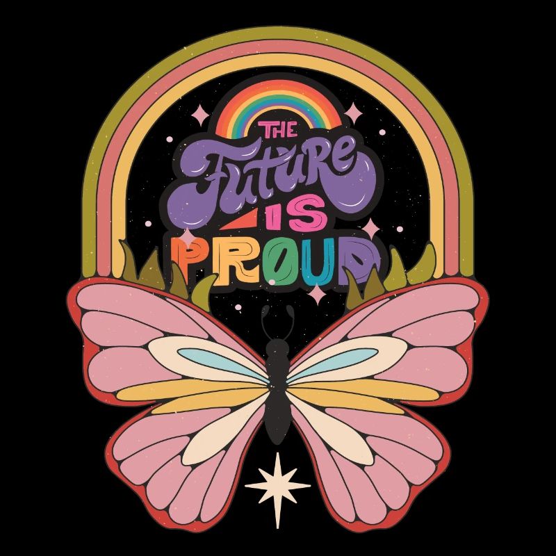 Papillon Future Motivation Dicton avec Cute But