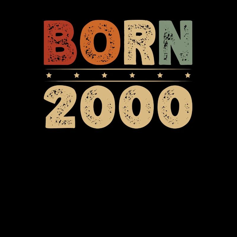 Born 2000 Decade 2000 Era Millenium Vintage