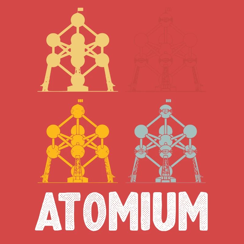 Atomium atomic nucleus from Brussels Physics Science