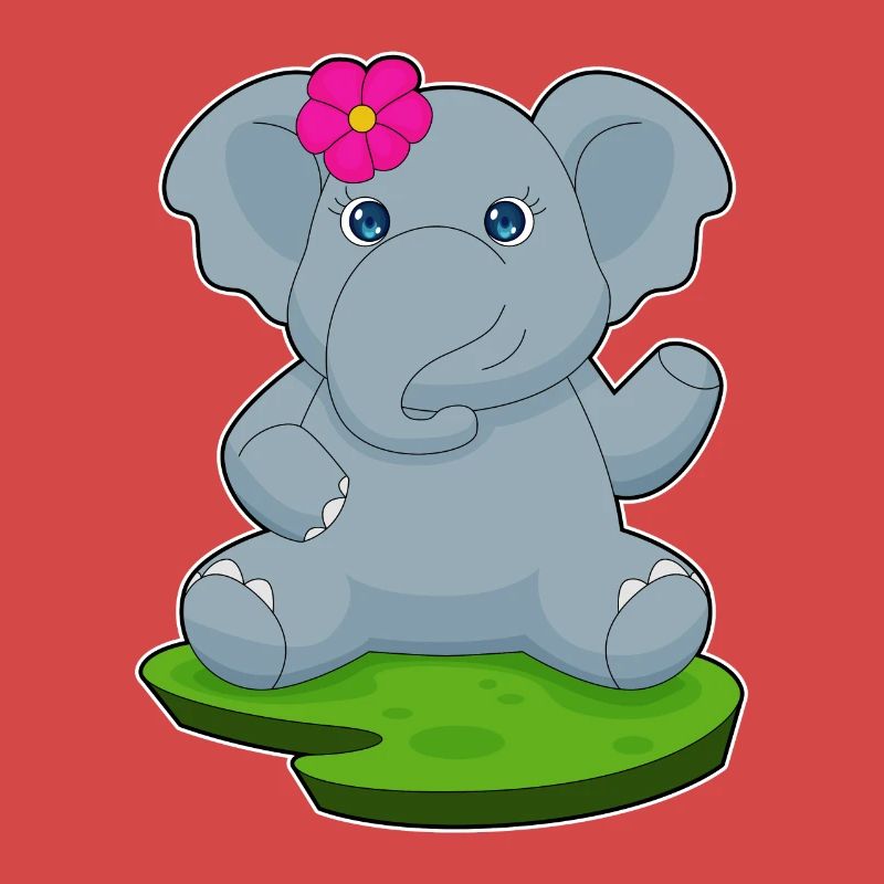 Elefant Blume