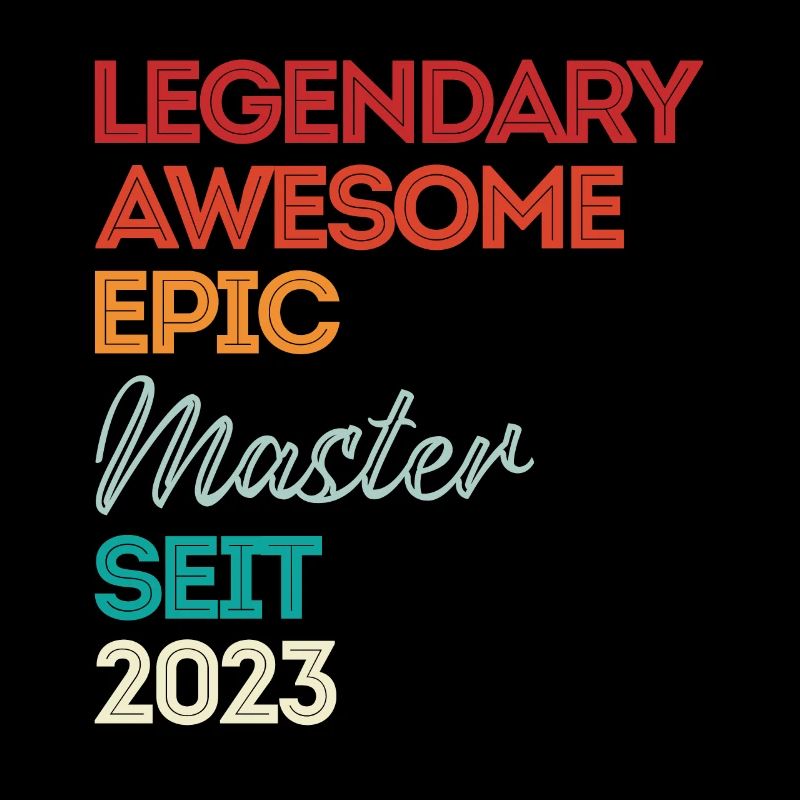 Master 2023 Abschluss Geschenk Studium Absolvent