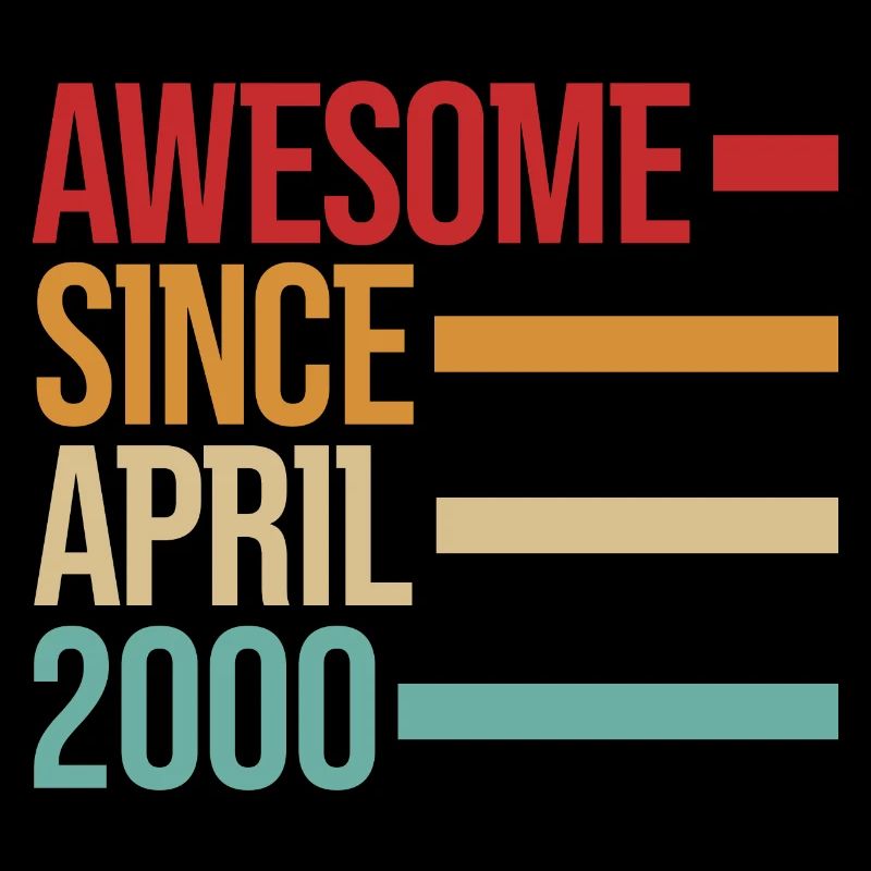Born Awesome Since April 2000