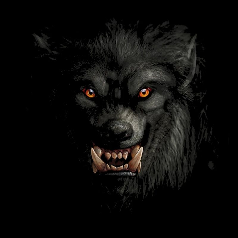 Wolf werewolf teeth evil fangs Halloween pack