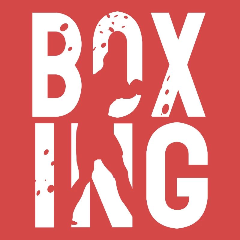 Silhouette de boxe