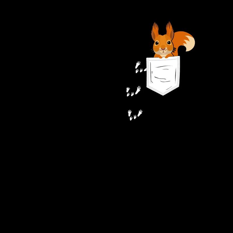 Eichhörnchen in Der Brusttasche