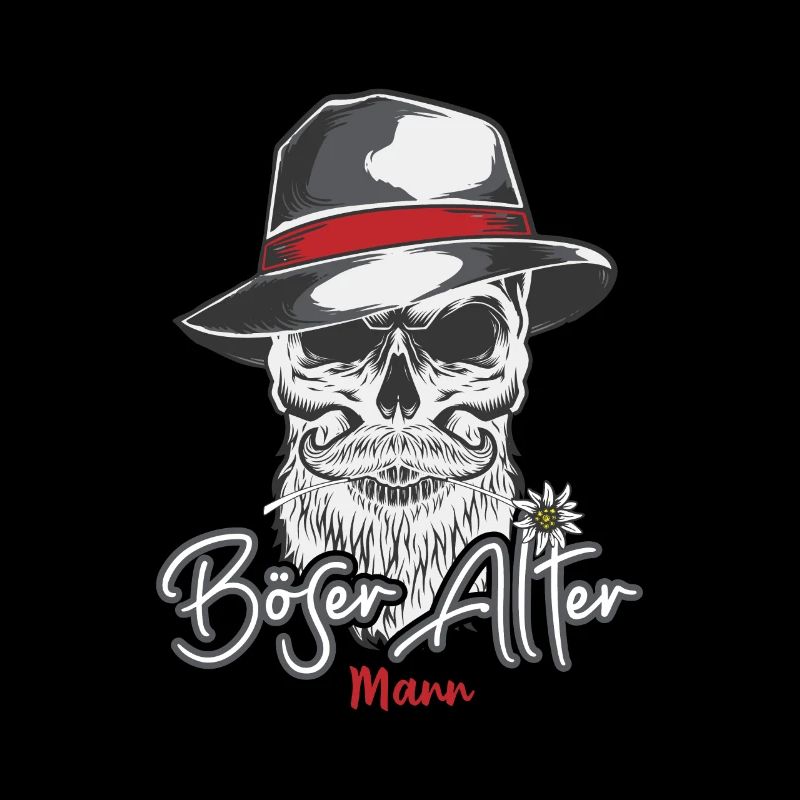 Evil Old Man Camouflage Camouflage Pattern Skull