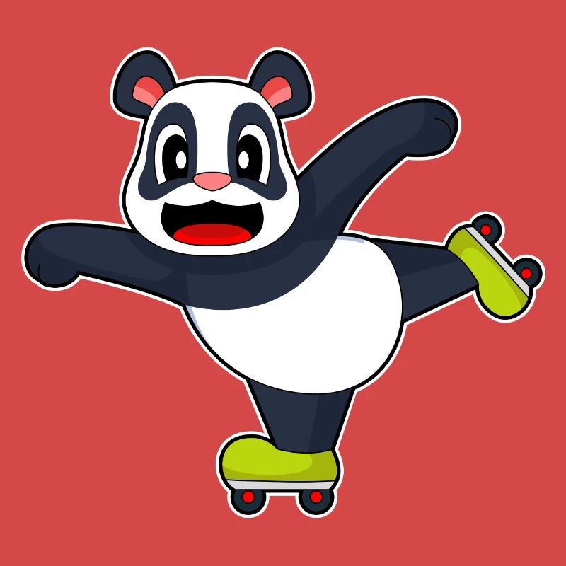 Panda Inline skating Rollschuhe
