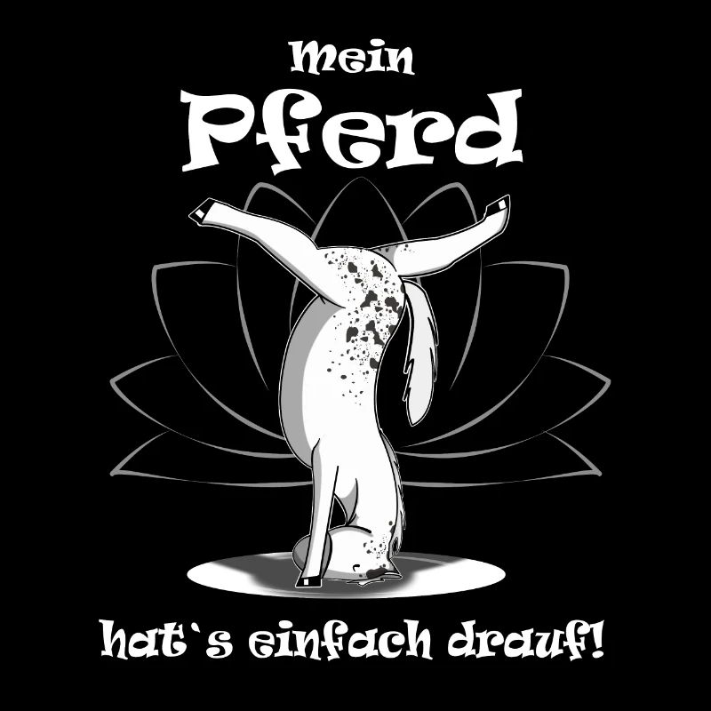 Yoga Pferd Kopfstand