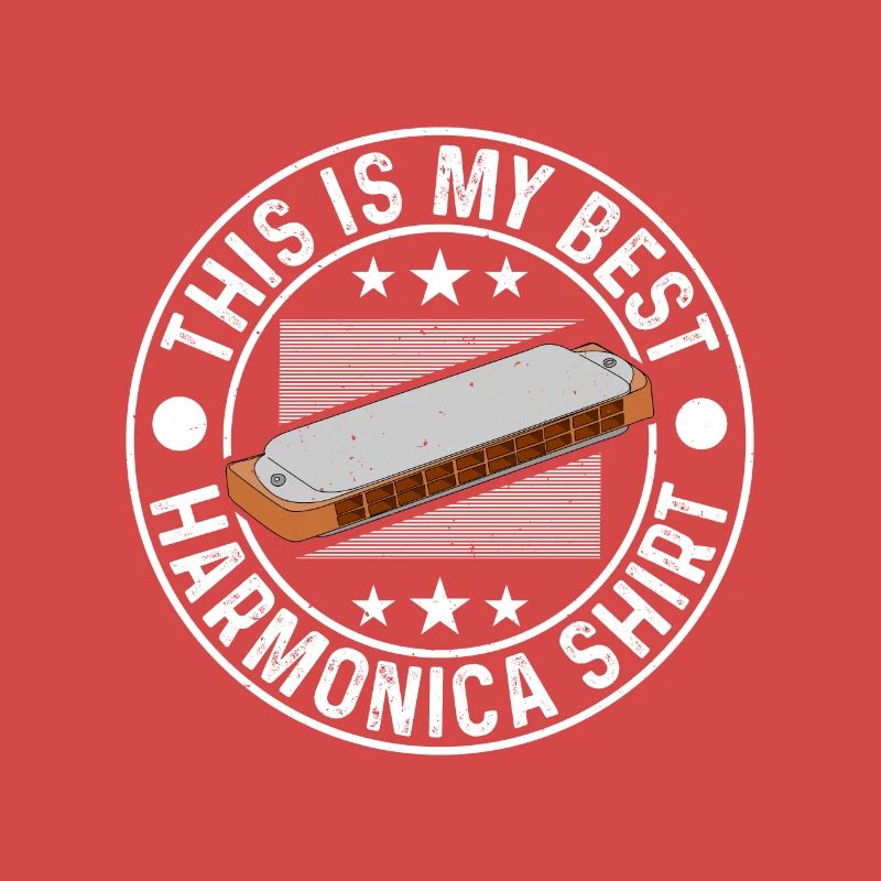 C’est ma meilleure chemise d’harmonica Harmonica bouche ou