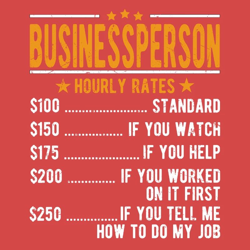 Self-employed hourly wage